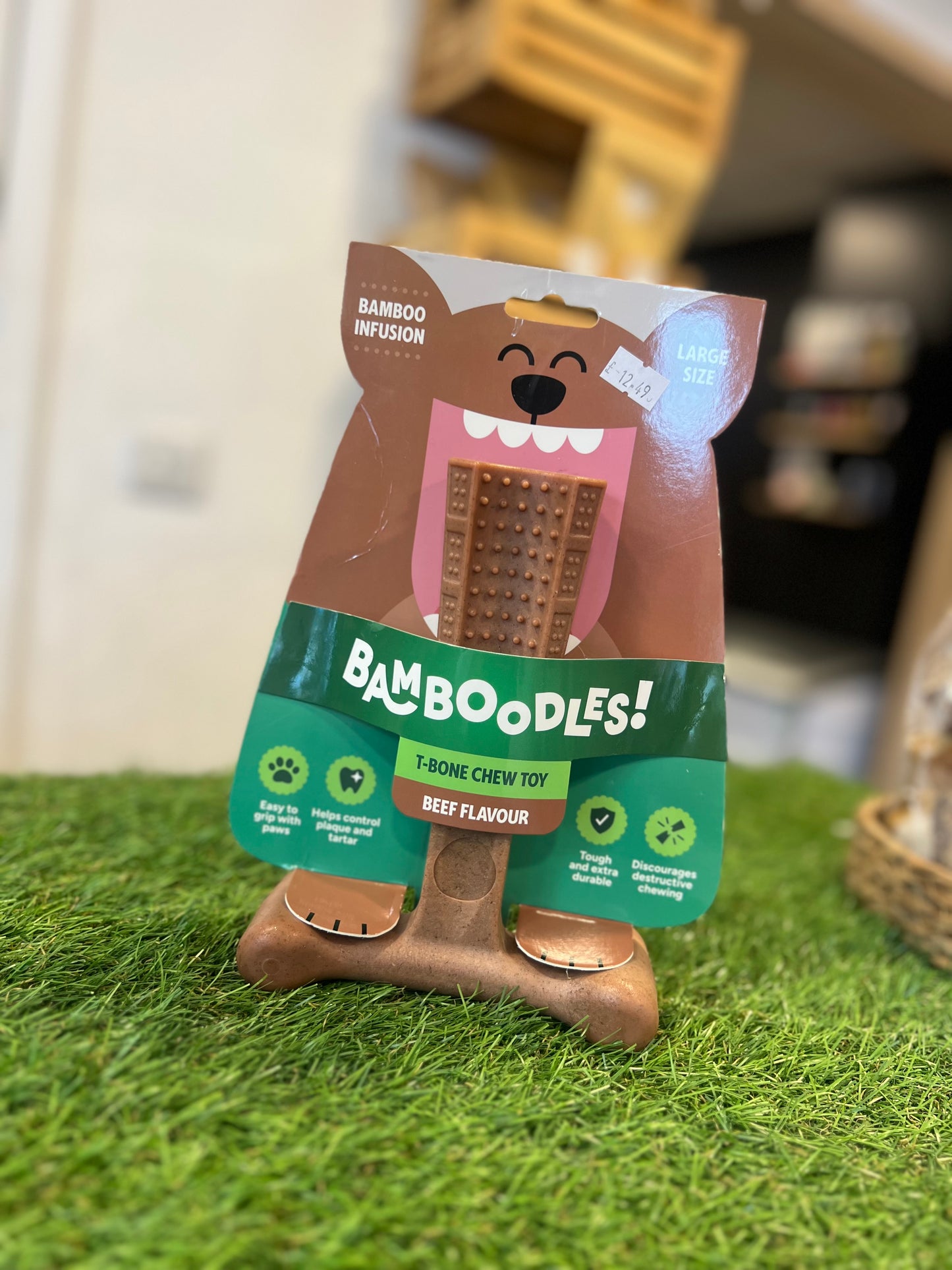 Bamboodles T Bone Chew Treat Large