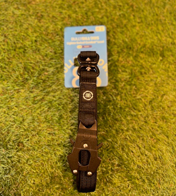 1.4m LIGHTER Swivel Combat Lead - Neoprene Lined, Secure Rated Clip with Soft Handle Black