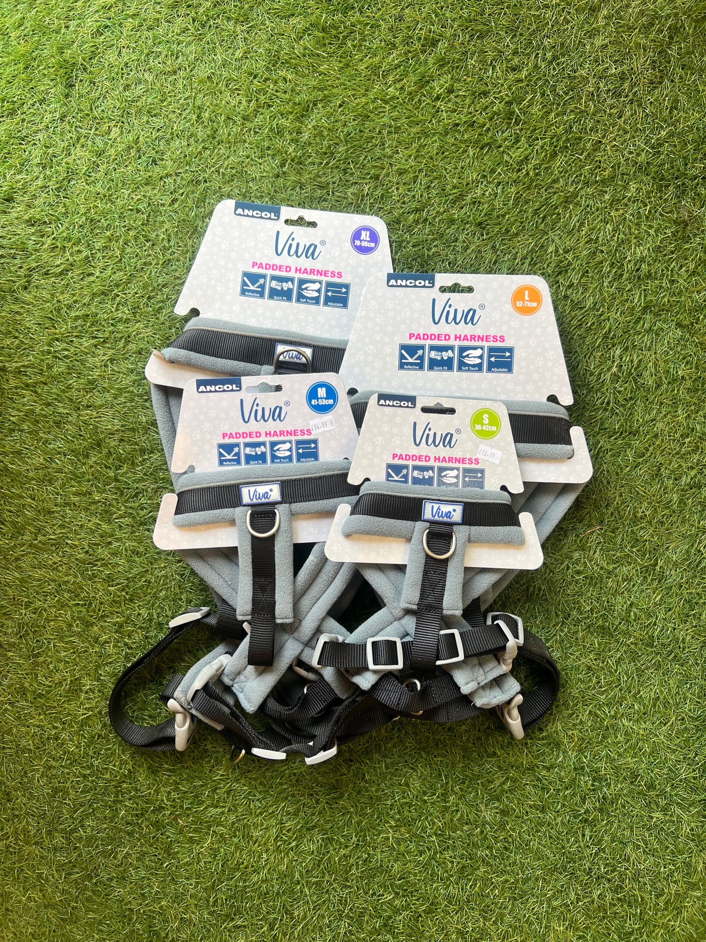 Ancol Black Padded Harness Small