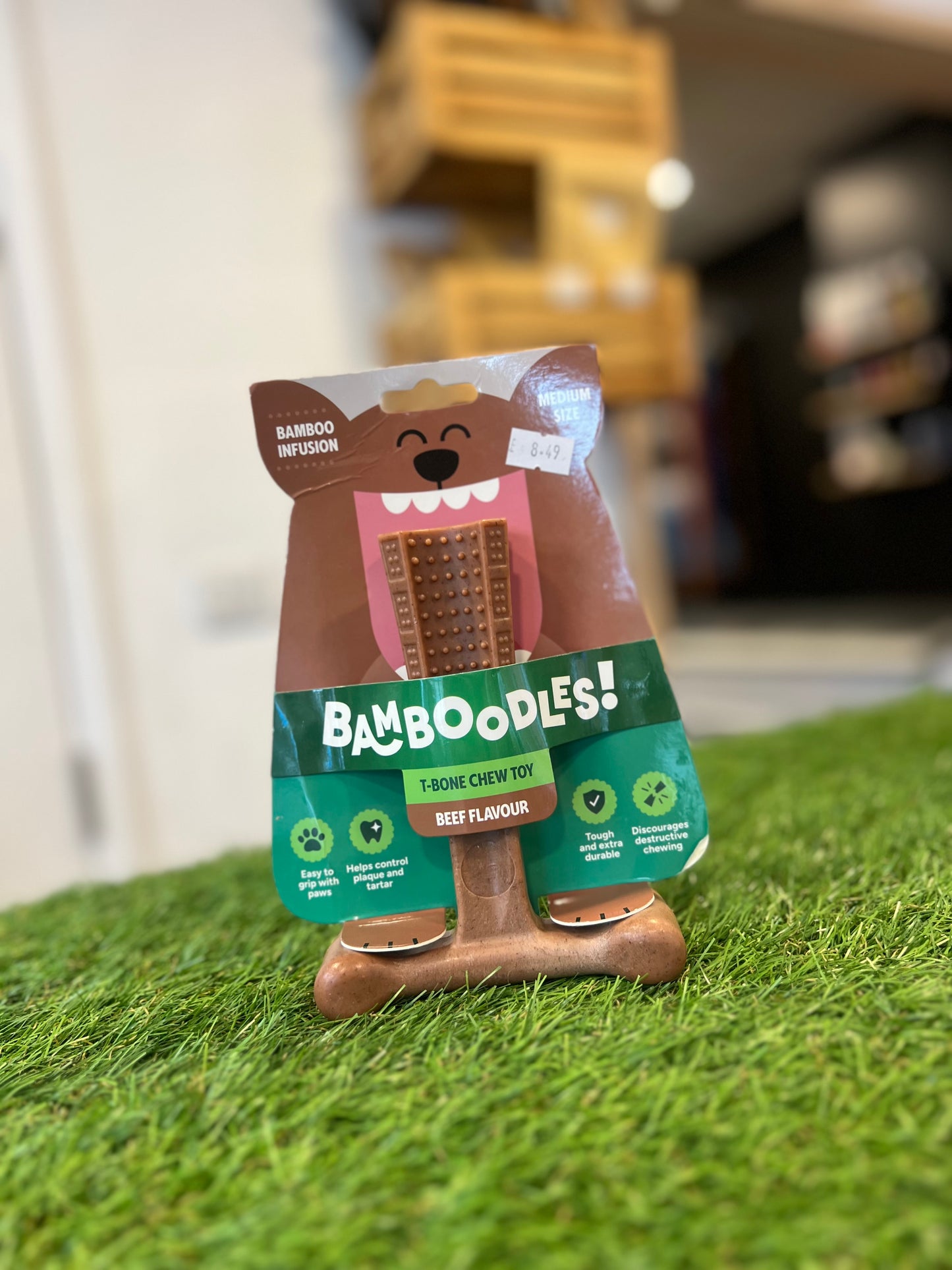 Bamboodles T Bone Chew Treat Medium
