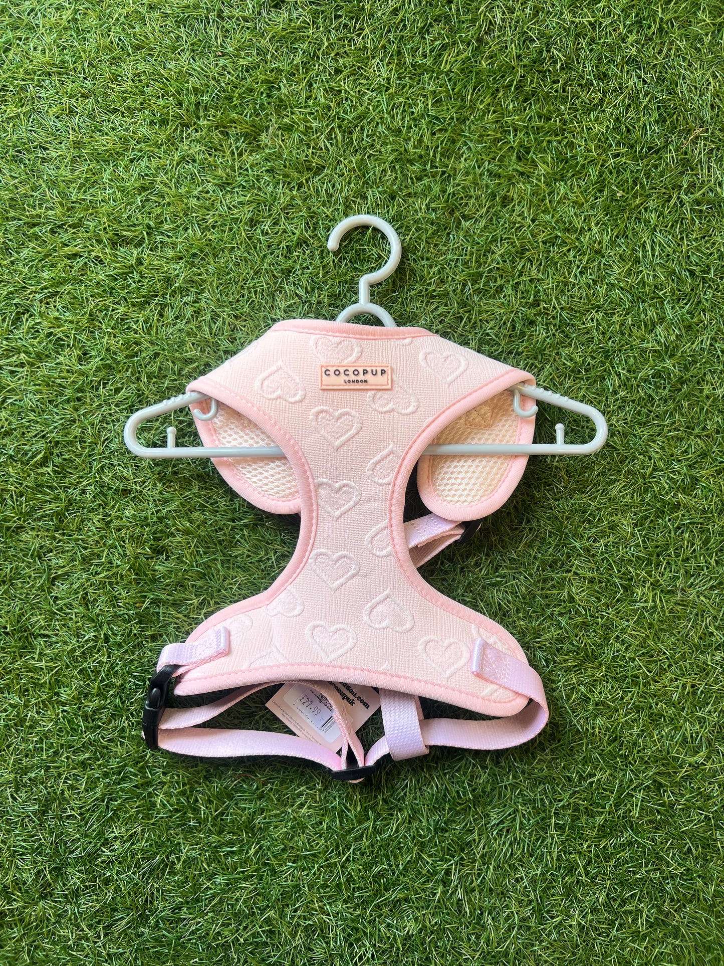 CocoPup Pink Heart Harness