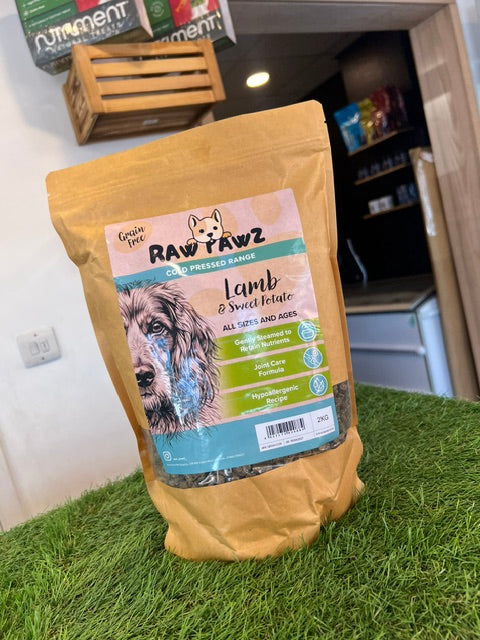 Raw Pawz Cold Pressed Lamb & Sweet Potato (Grain Free) 2kg