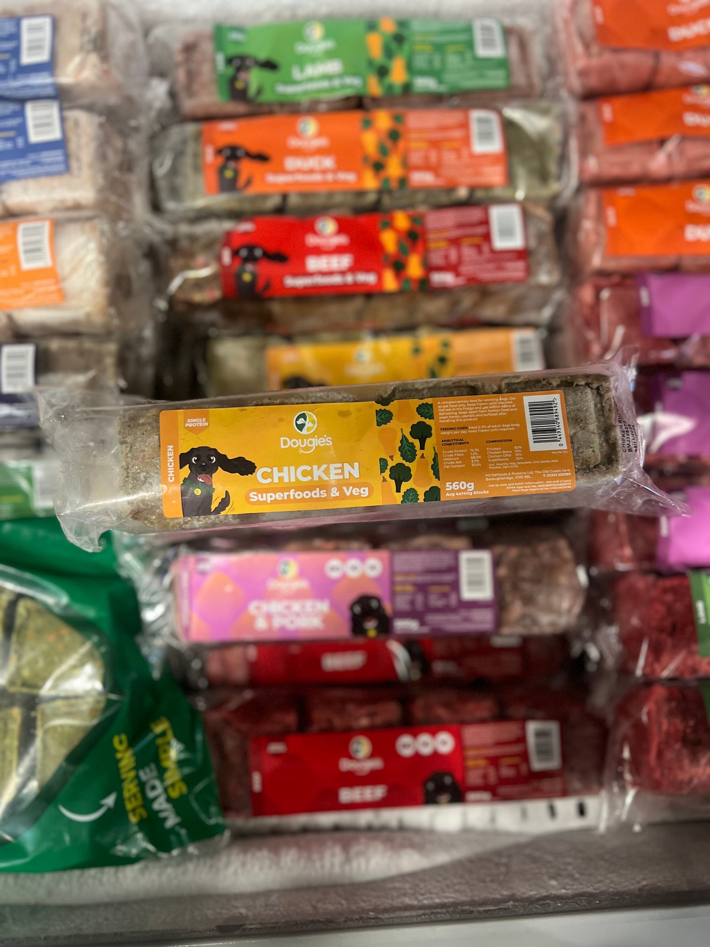 Dougie’s Chicken Superfood 560g (140g each block)