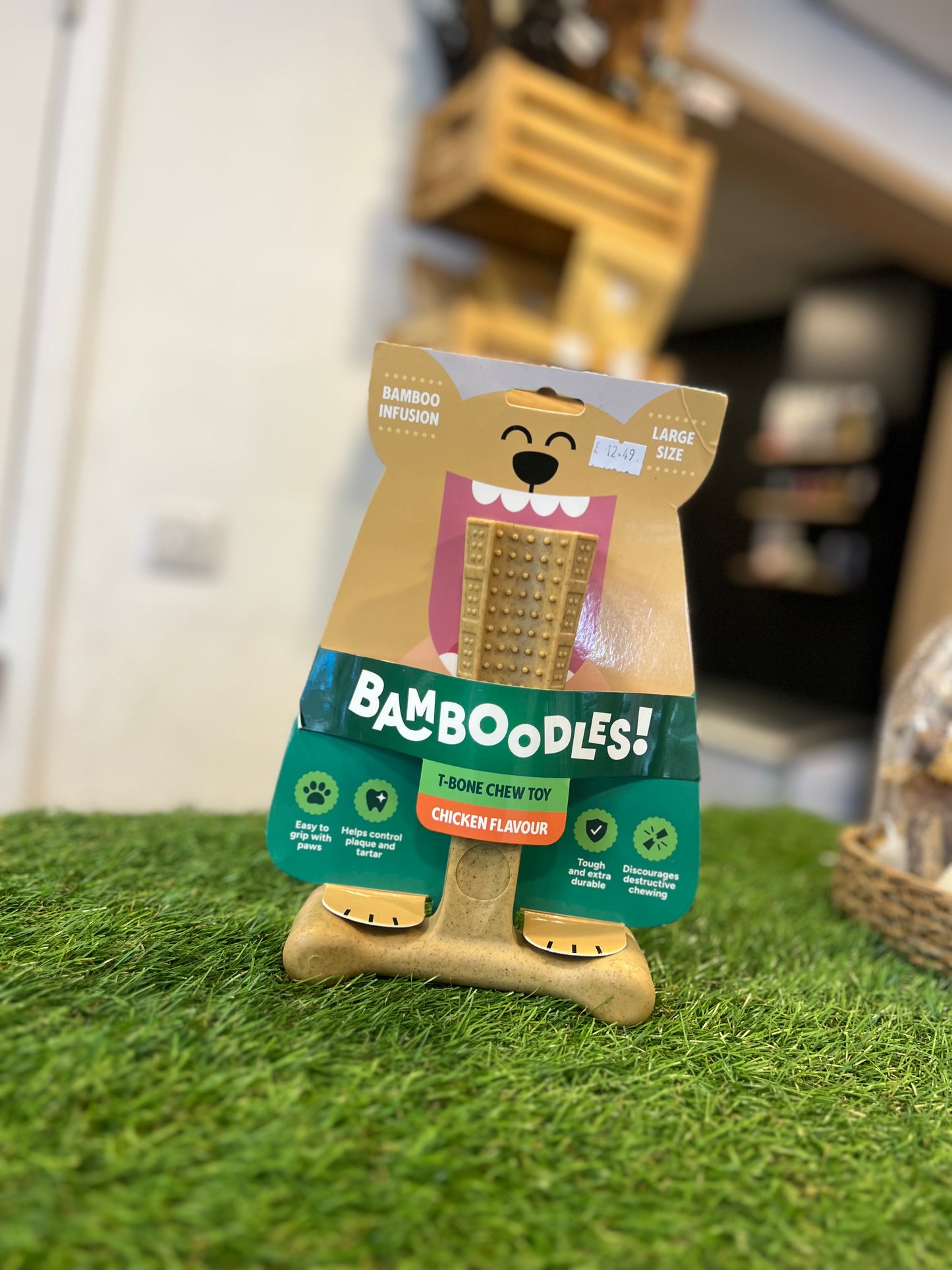 Bamboodles T Bone Chew Treat Large