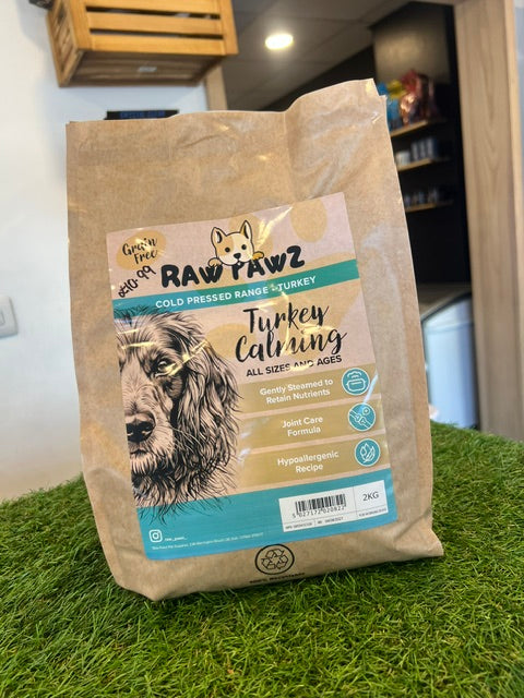 Raw Paws Cold Pressed Turkey Calming 2kg