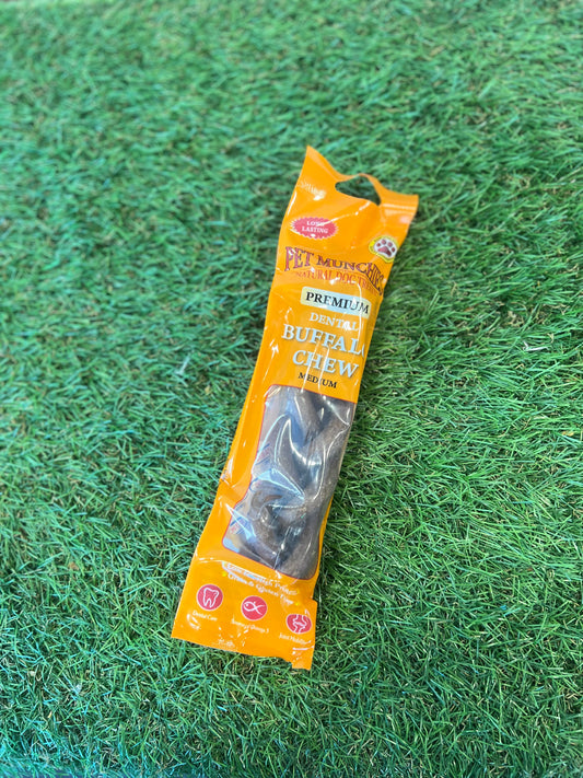 Pet Munchies Buffalo Dental Chew Medium