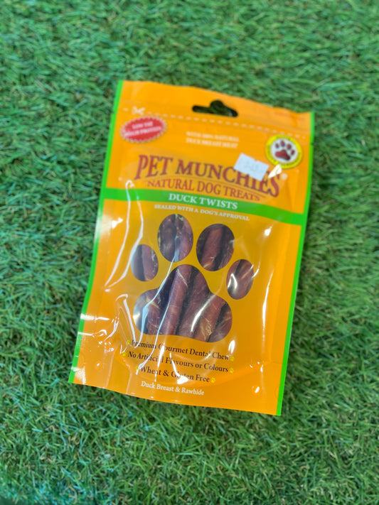 Pet Munchies Duck Twists 90g