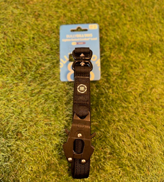 1.4m LIGHTER Swivel Combat Lead - Neoprene Lined, Secure Rated Clip with Soft Handle Black