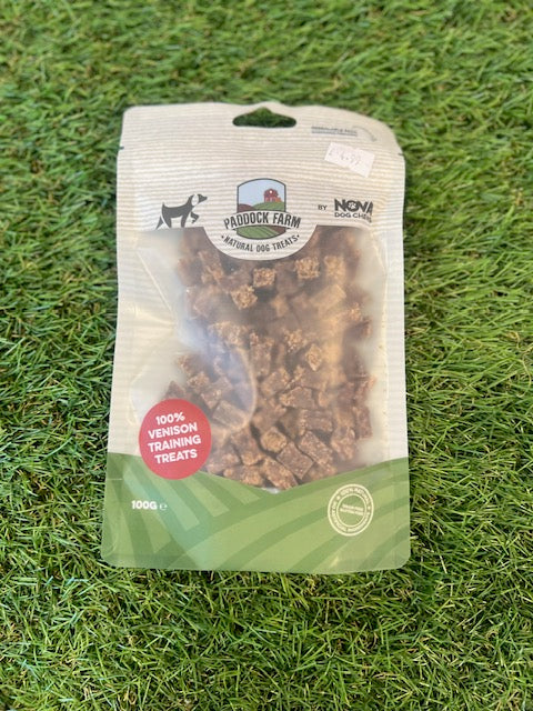 Paddock Farm Venison Training Treats 100g