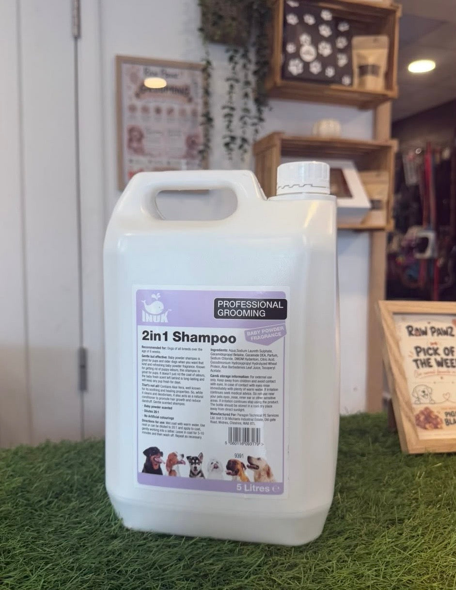 2 in 1 Shampoo Baby Powder Fragrance 5L
