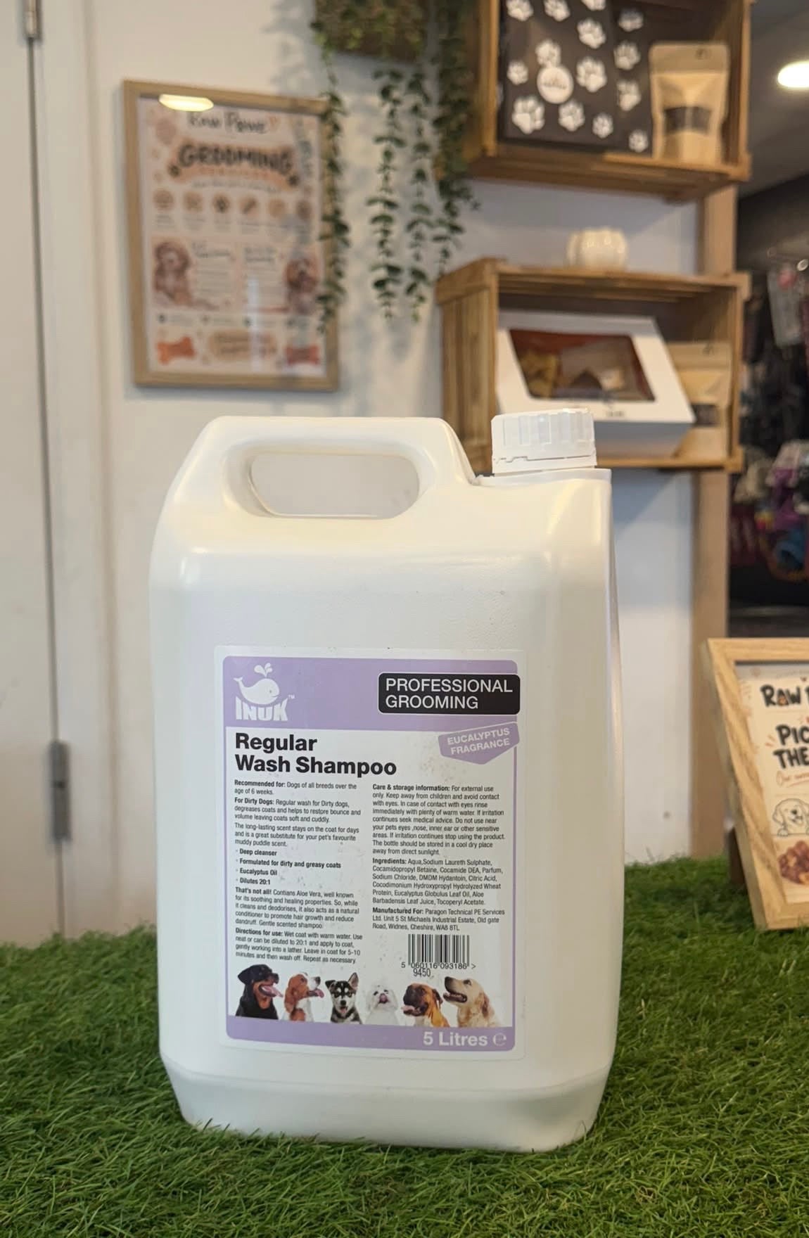 Regular Wash Shampoo 5L Eucalyptus Fragrance