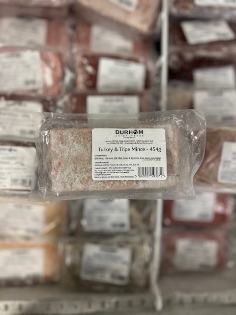 Durham Turkey & Tripe Mince 454g