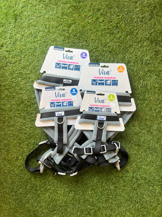 Ancol Black Padded Harness Small