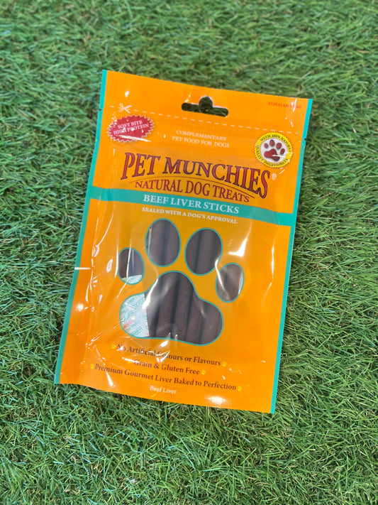 Pet Munchies Beef Liver Sticks 90g