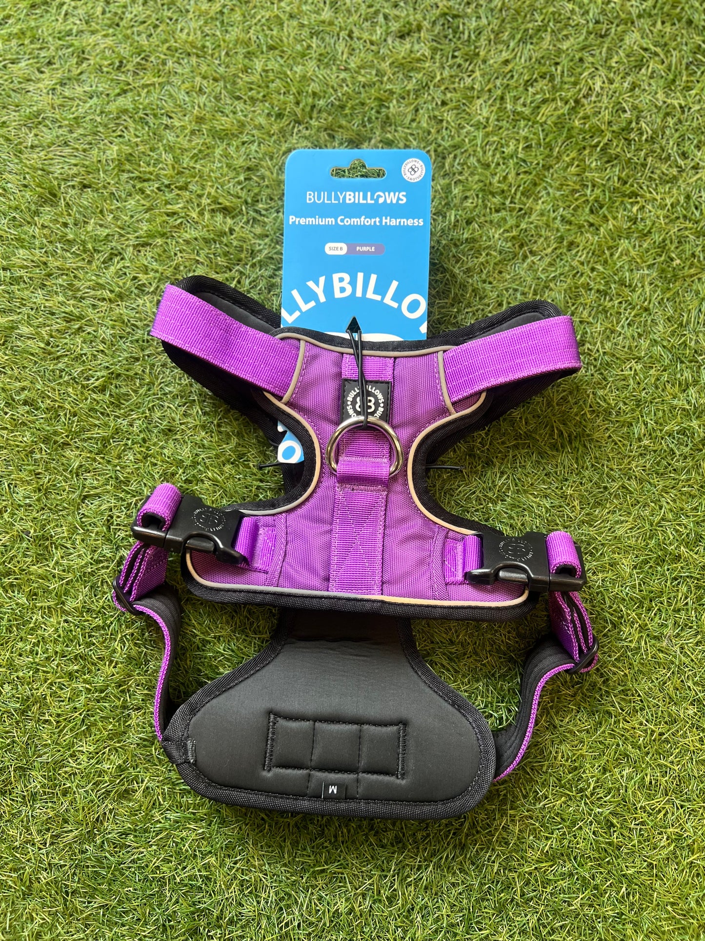 Bully Billows Purple Premium Comfort Harness Non Restrictive & Adjustable