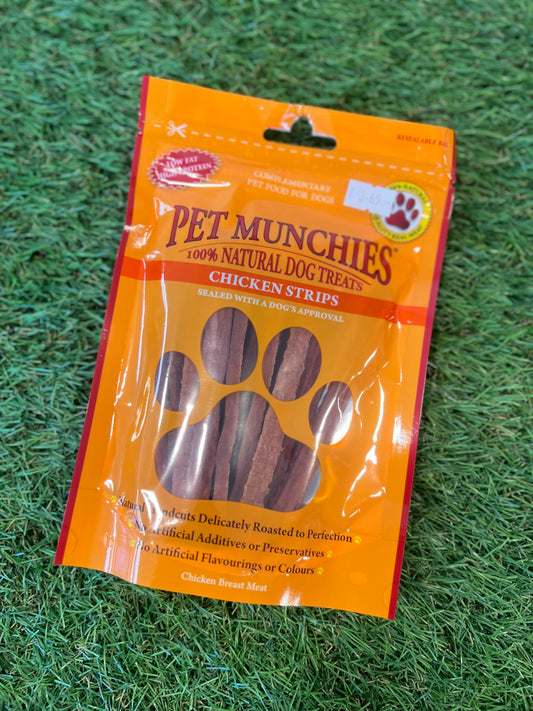 Pet Munchies Chicken Strips 90g