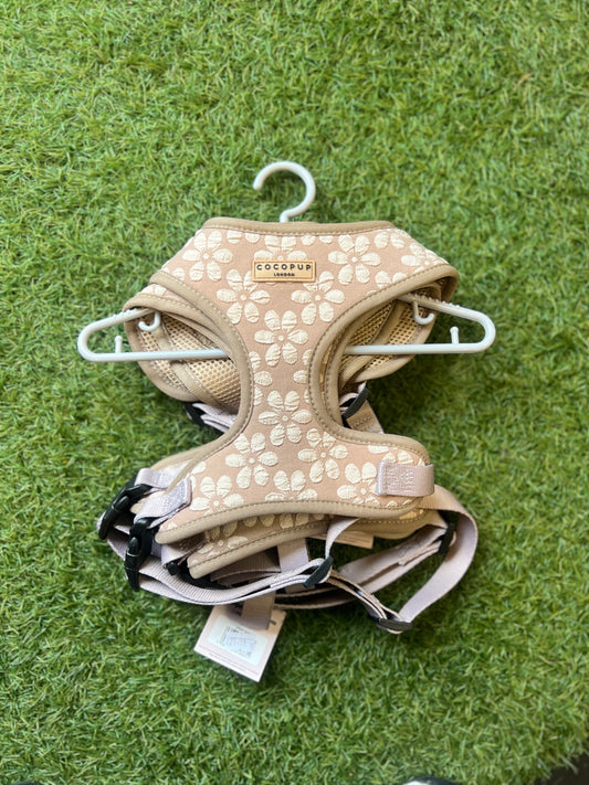 CocoPup Mocha Flower Harness