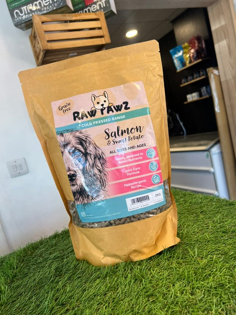 Raw Pawz Cold Pressed Salmon & Sweet Potato (Grain Free) 2kg