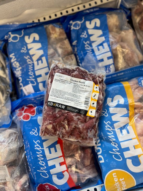 Frozen Chicken Hearts 1kg