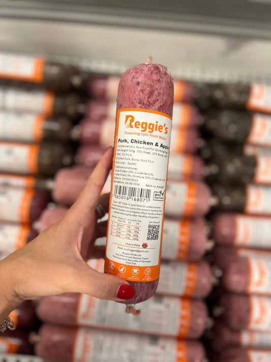 Reggie’s Pork, Chicken & Apple 500g