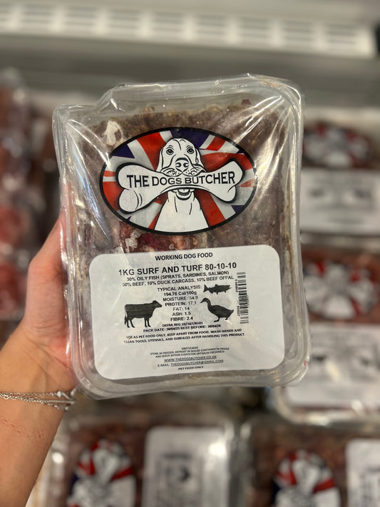 The Dogs Butcher Surf & Turf 1kg