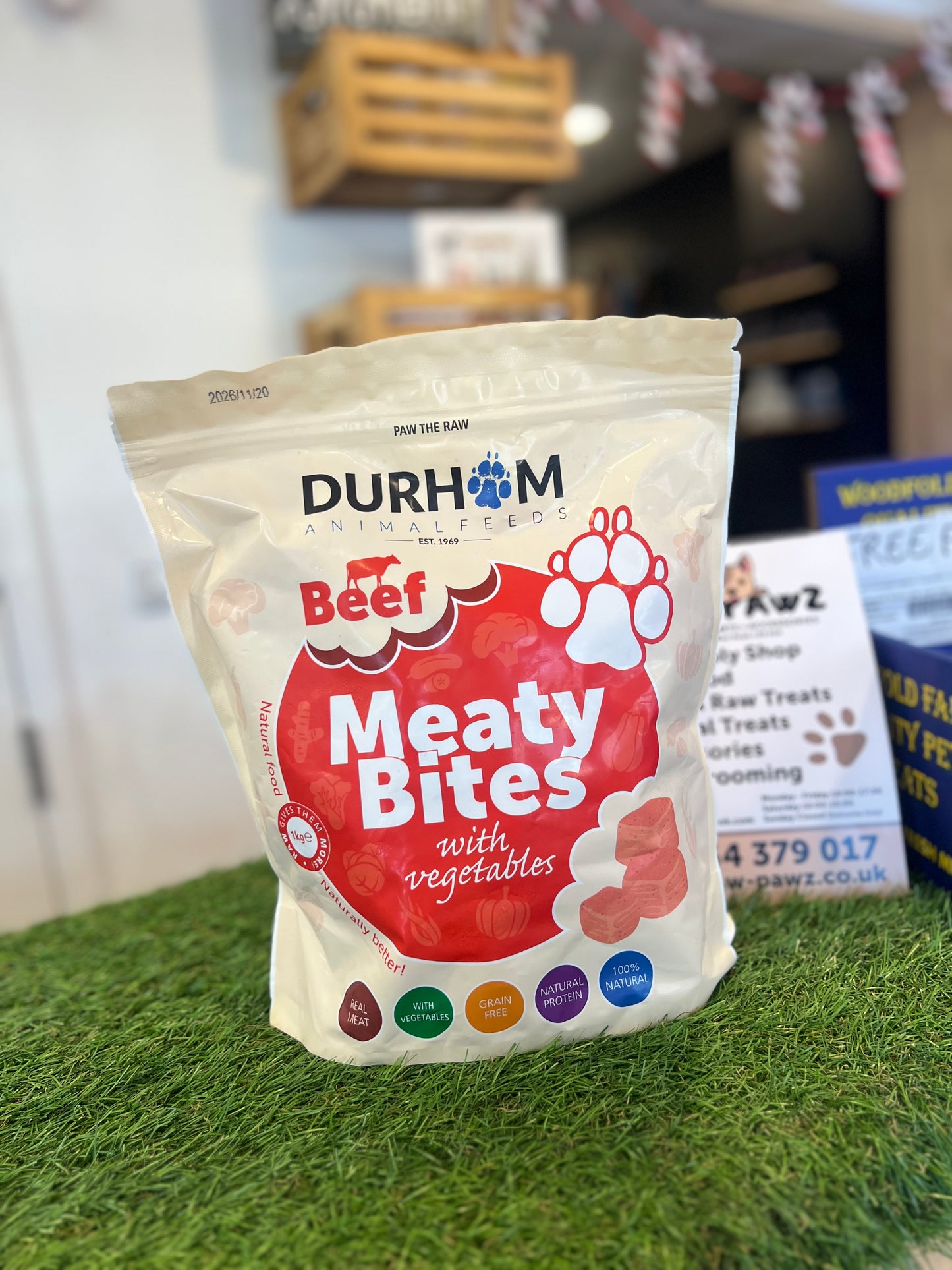 Durham Beef Meaty Bites 1kg