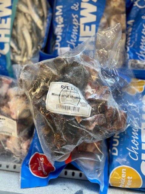 Mixed Offal Chunks 1kg