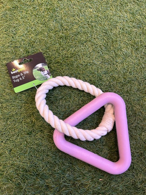 Best pets Rope & TPR Tug 6.5”