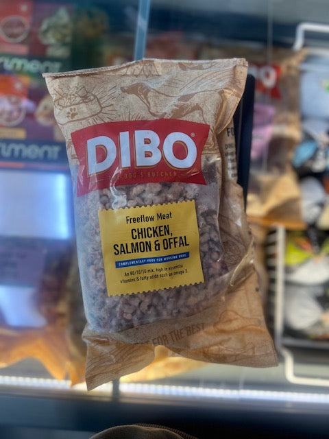 DIBO Chicken, Salmon & Offal Freeflow Mince 1kg