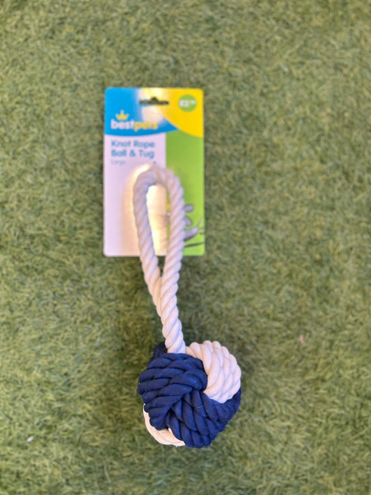 Bestpets Large Knot Rope Ball & Tug