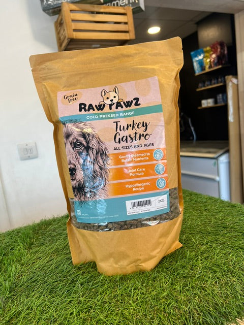 Raw Pawz Cold Pressed Turkey Gastro 2kg