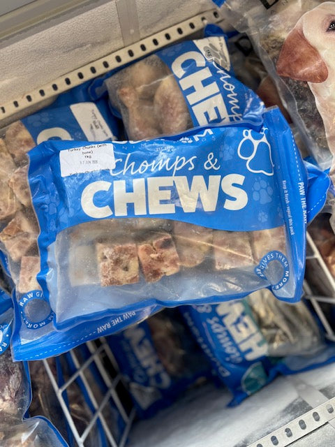 Durhams Turkey Chunks with Bone 1kg