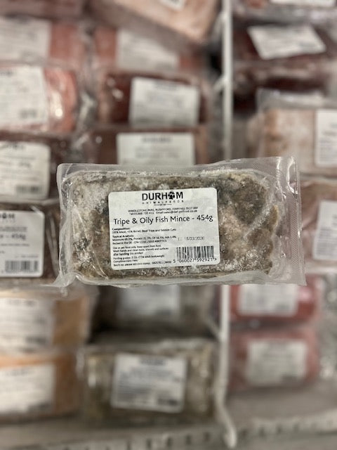 Durham Tripe & Oily Fish Mince 454g