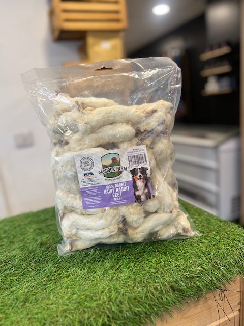 Hairy Rabbit Feet 1kg