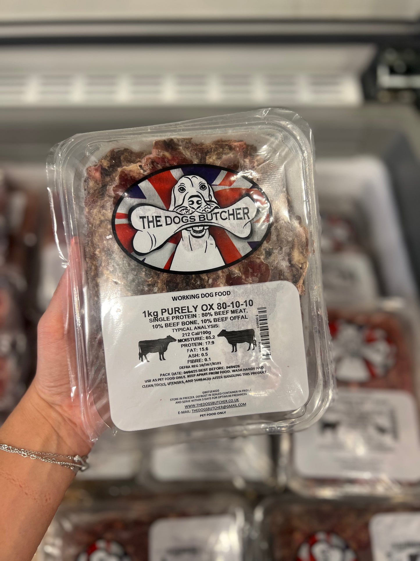 The Dogs Butcher Purely Ox 1kg