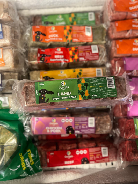 Dougie’s Superfood Blocks Lamb 560g (140g each block)