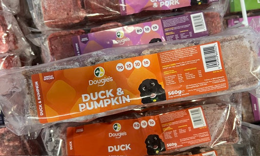 Dougies Duck & Pumpkin 560g (140g each block)