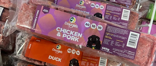 Dougies Chicken & Pork Blocks 560g (140g in each block)