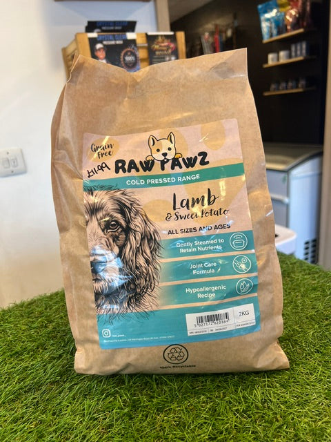Raw Pawz Cold Pressed Lamb & Sweet Potato (Grain Free) 2kg