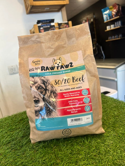 Raw Pawz Cold Pressed 80/20 Beef 2kg