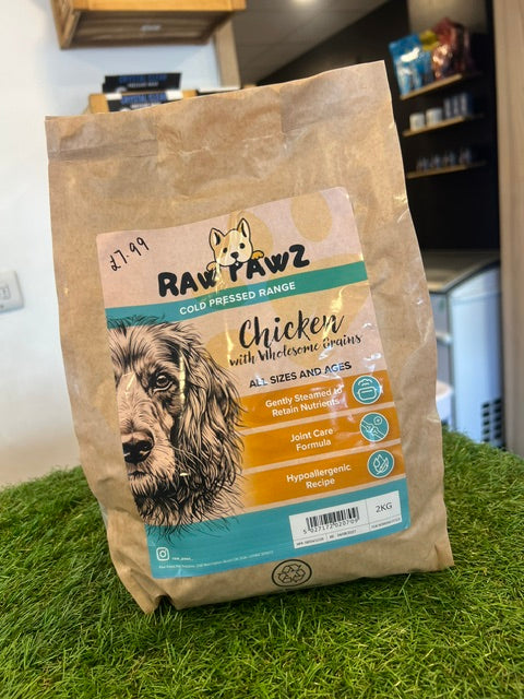Raw Pawz Cold Pressed Chicken with Wholegrains 2kg