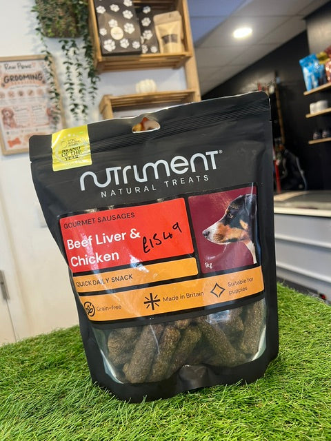 Nutriment Gourmet Sausages 1kg